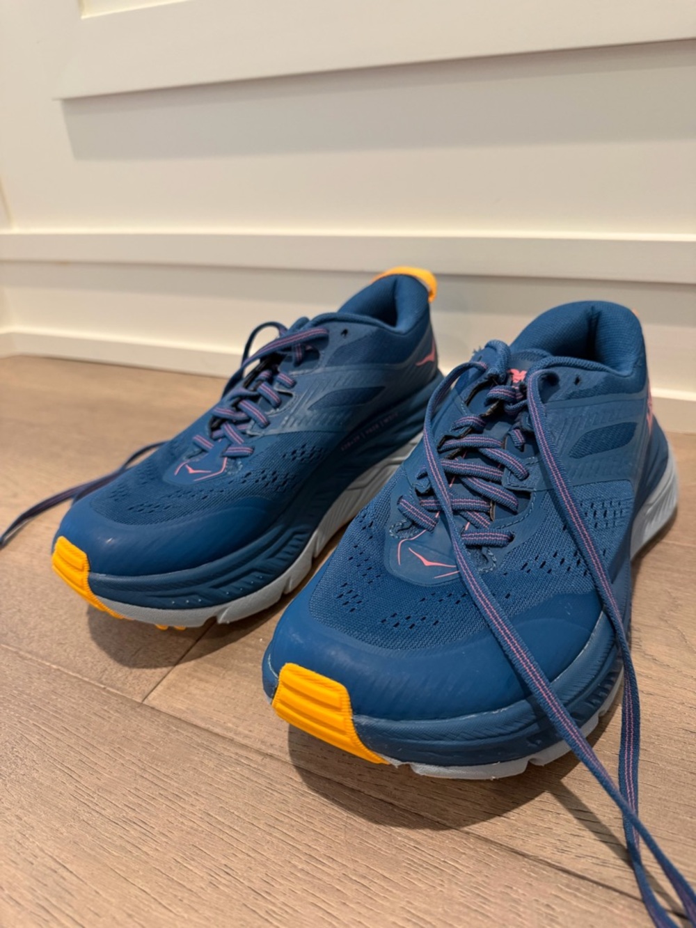 Women’s Navy Hoka Trail running shoes